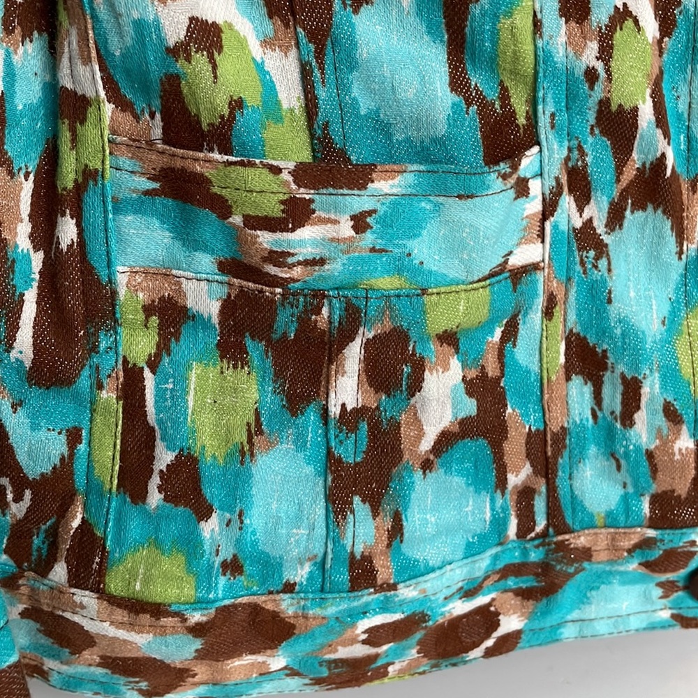 Ruby Rd. Beaded Neck Button Front 4 Pocket Short … - image 5